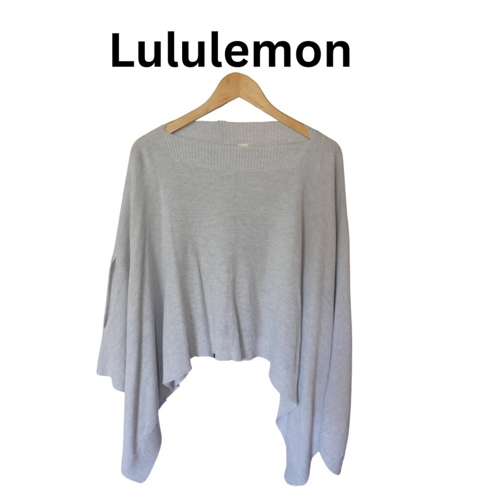 Lululemon Forward Flow Cape Poncho Sweater OS
